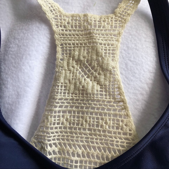 aerie Swim - Scoop Crochet Racerback - Picture 5 of 8